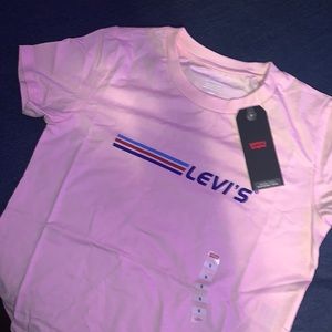 pink levis shirt nwt